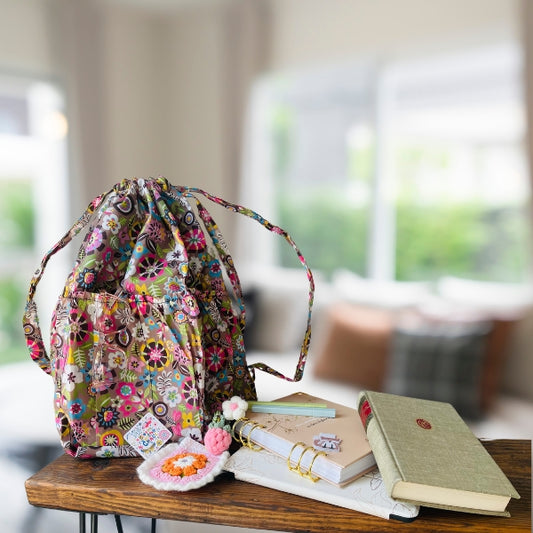 Flower Boho Backpack