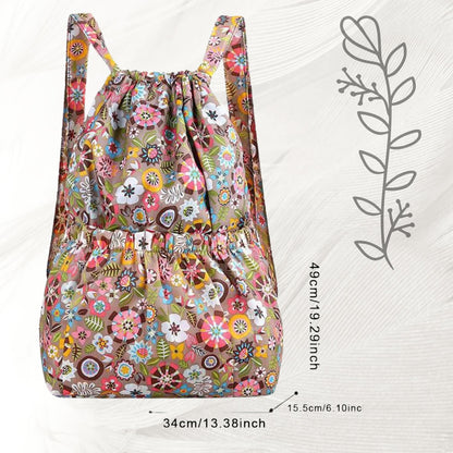 Flower Boho Backpack