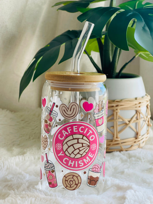Cafecito Y Chisme - Dark Pink