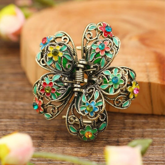 Flower Hair Claw Clip