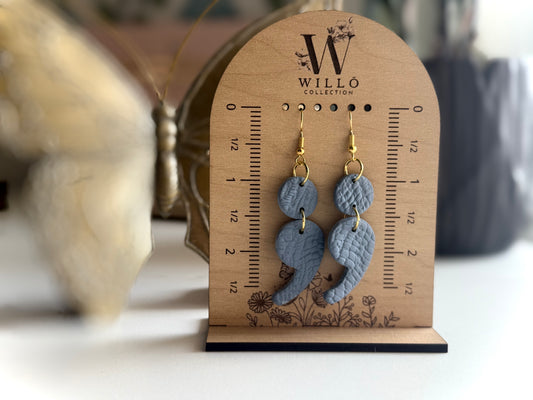 PREORDER Semicolon Earrings Statement