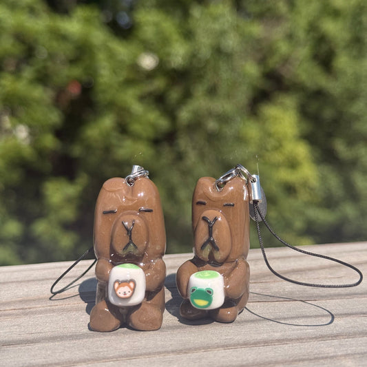 PREORDER - Mocha Matcha Bear Phone/Keychain Charm