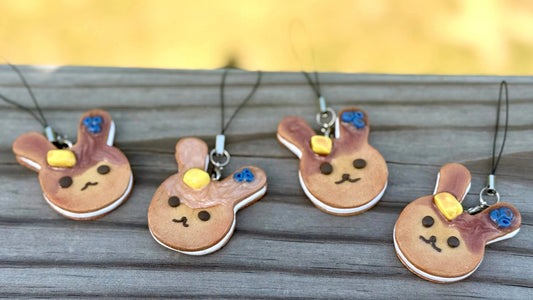 PREORDER - Patty the Pancake Bunny Phone/Keychain Charm