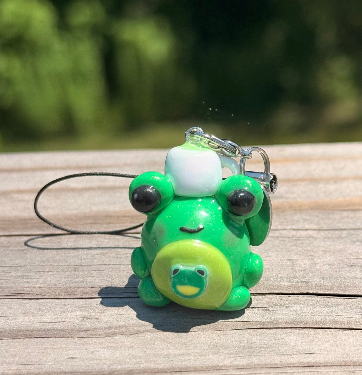 PREORDER Matcha Latcha Frog Phone/Keychain Charm