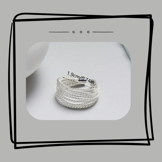 Multi-Layered Stacked Open Ring